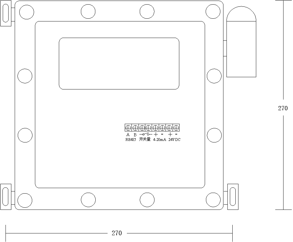 在線防爆激光檢測原理粉塵濃度監測儀 在線防爆激光檢測原理粉塵濃度監測儀